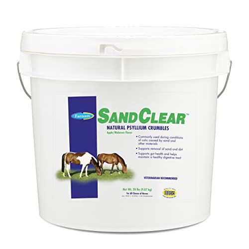 Farnam Sand Clear Natural Psyllium Crumbles, 20 lbs., 64 scoops