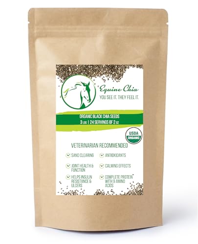 Certified Organic Chia Seeds in 3 Pound Bags (6 x 3 Pound Bags)