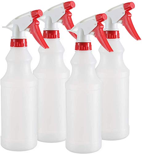 DilaBee Empty Plastic Spray Bottle (16 Ounce - 4 Pack)