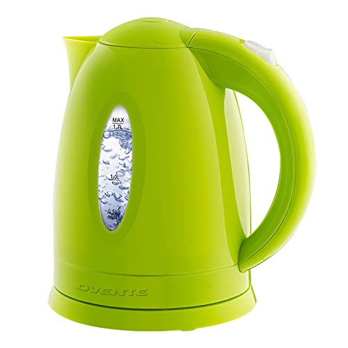 OVENTE Electric Kettle, Hot Water, Heater 1.7 Liter - Auto Shut Off Instant Water Boiler