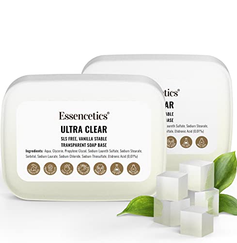 Essencetics 5 LB - Ultra Clear Glycerin Soap Base  (5 Pound)
