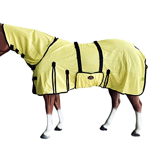 HILASON 75 Horse Fly Sheet, Ultra Violet Rays, Protect Mesh Bug Mosquito Summer Spring