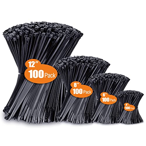 Zip Ties Assorted Sizes(4”, 6