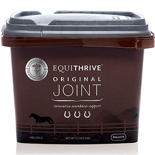 Equithrive Original Joint Supplement Pellets with Resveratrol and Hyaluronic Acid, 3.3 lbs