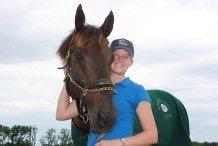 laura and a horse