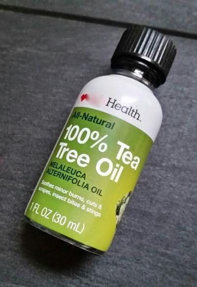 tea tree oil container